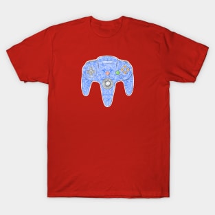 Gamepad SixtyFour - Blue T-Shirt